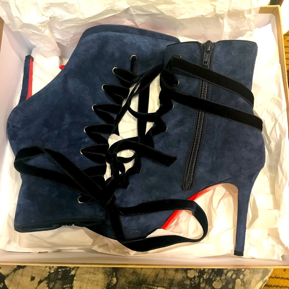 Christian Louboutin Circus Nana 100 Booties, 36